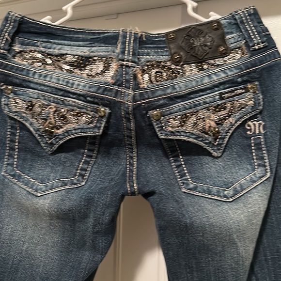 Miss Me Dark Blue Boot Cut Jeans Size 26 - Picture 4 of 6